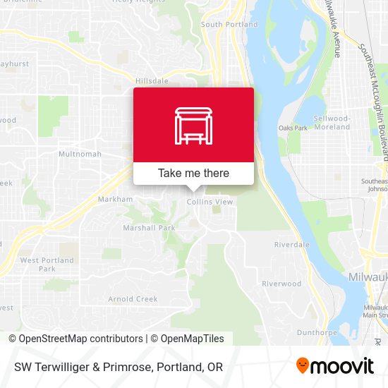 Mapa de SW Terwilliger & Primrose