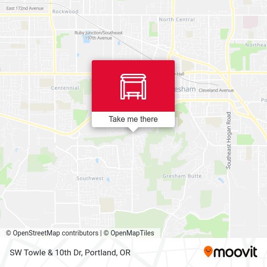 SW Towle & 10th Dr map
