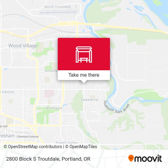 Mapa de 2800 Block S Troutdale