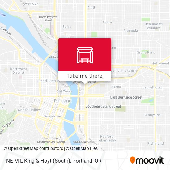 Mapa de NE M L King & Hoyt (South)