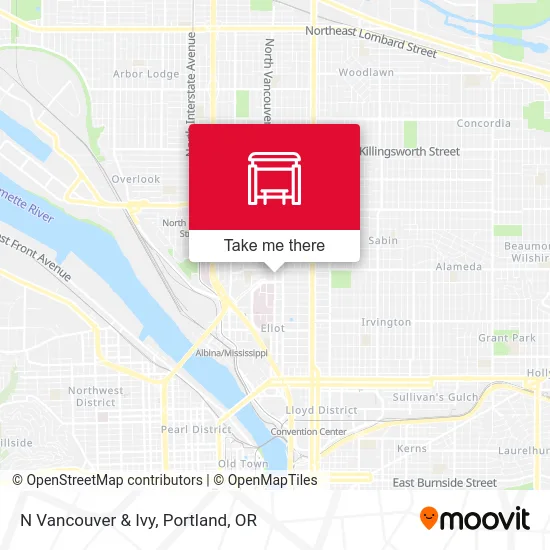 Mapa de N Vancouver & Ivy