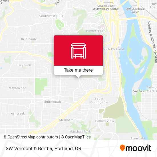 SW Vermont & Bertha map