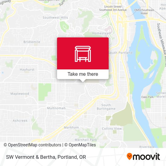 SW Vermont & Bertha map
