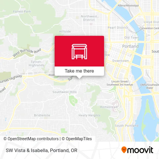 SW Vista & Isabella map