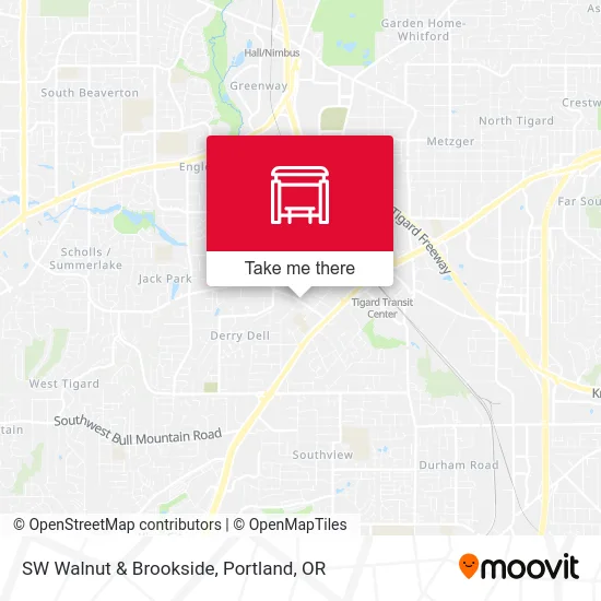 Mapa de SW Walnut & Brookside
