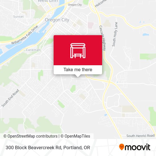 Mapa de 300 Block Beavercreek Rd