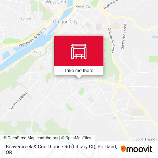 Mapa de Beavercreek & Courthouse Rd (Library Ct)