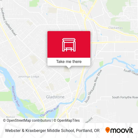 Mapa de Webster & Kraxberger Middle School