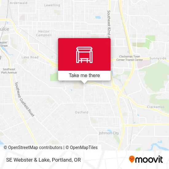 Mapa de SE Webster & Lake