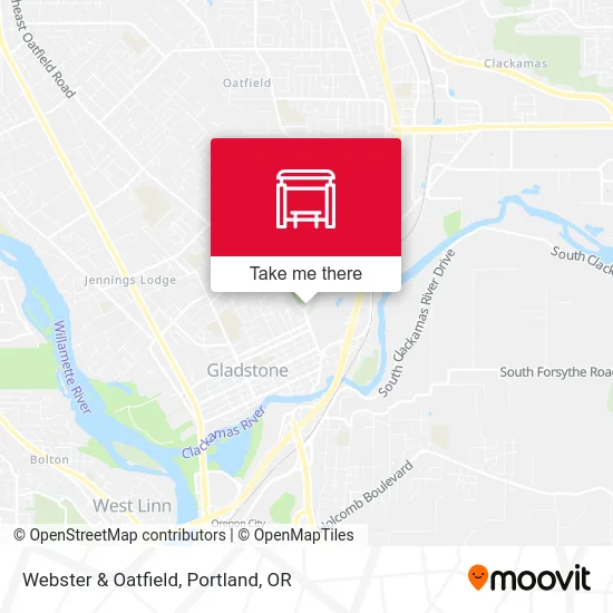 Webster & Oatfield map