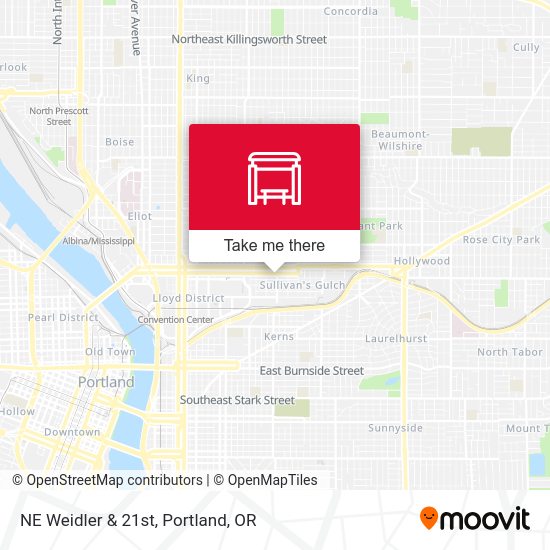 Mapa de NE Weidler & 21st