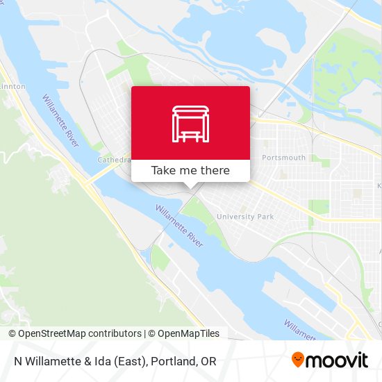 N Willamette & Ida map