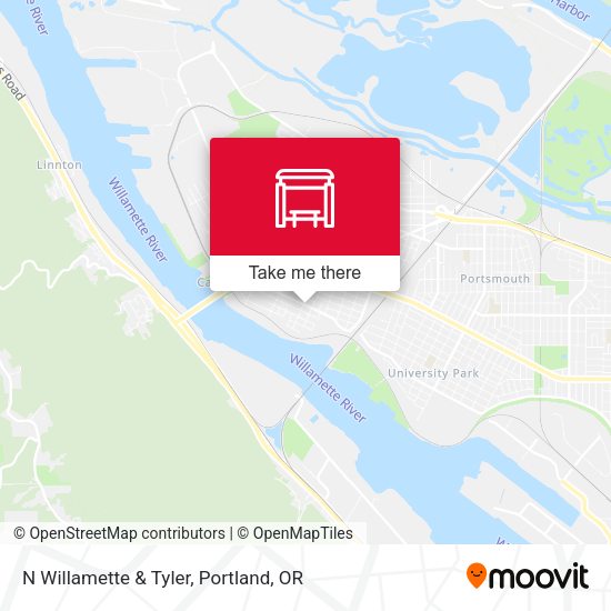 Mapa de N Willamette & Tyler