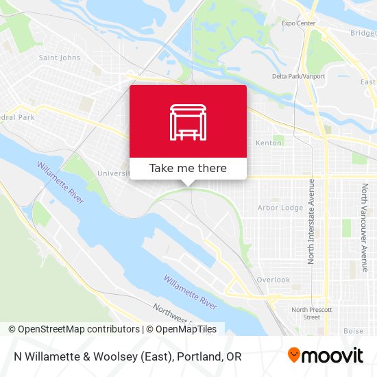 Mapa de N Willamette & Woolsey (East)