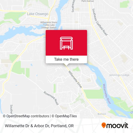 Mapa de Willamette Dr & Arbor Dr