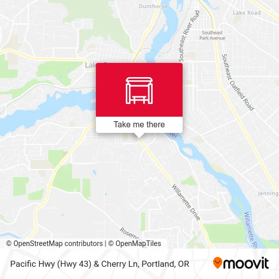 Pacific Hwy (Hwy 43) & Cherry Ln map
