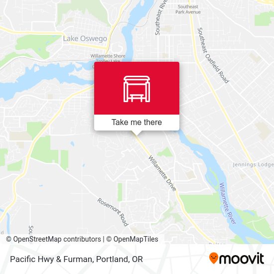 Pacific Hwy & Furman map