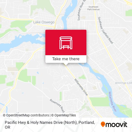 Pacific Hwy & Holy Names Drive (North) map