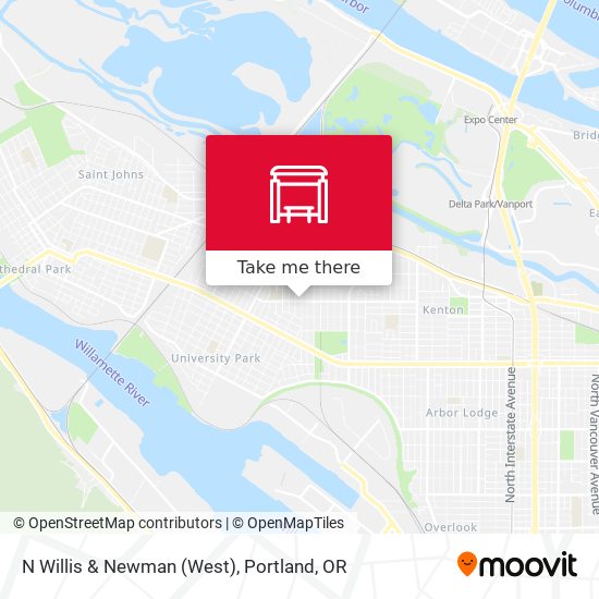 Mapa de N Willis & Newman (West)