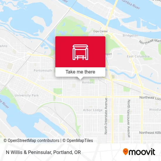 N Willis & Peninsular map