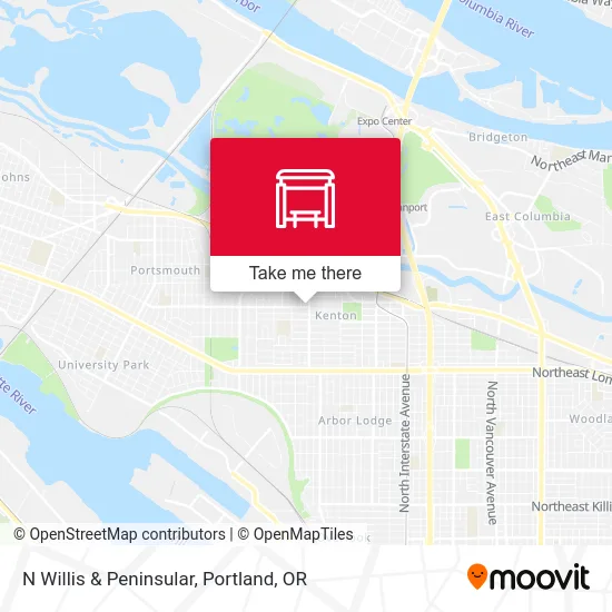 N Willis & Peninsular map