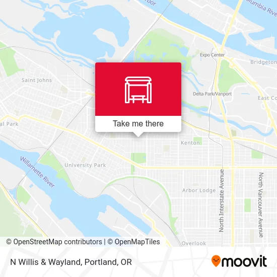 N Willis & Wayland map