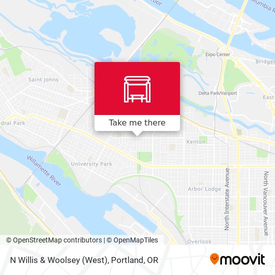 N Willis & Woolsey (West) map