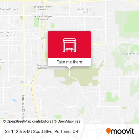 Mapa de SE 112th & Mt Scott Blvd
