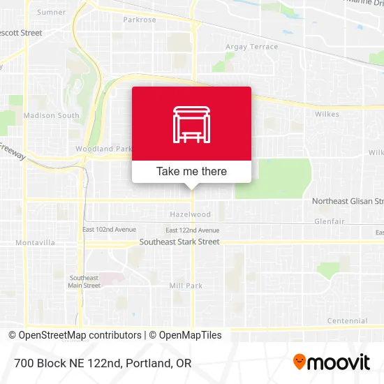 700 Block NE 122nd map