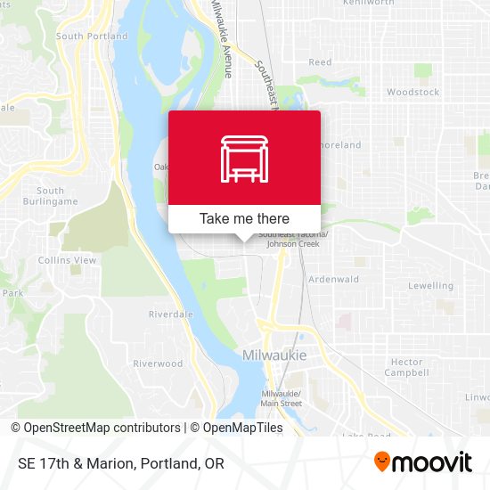Mapa de SE 17th & Marion