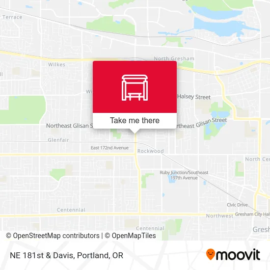 Mapa de NE 181st & Davis