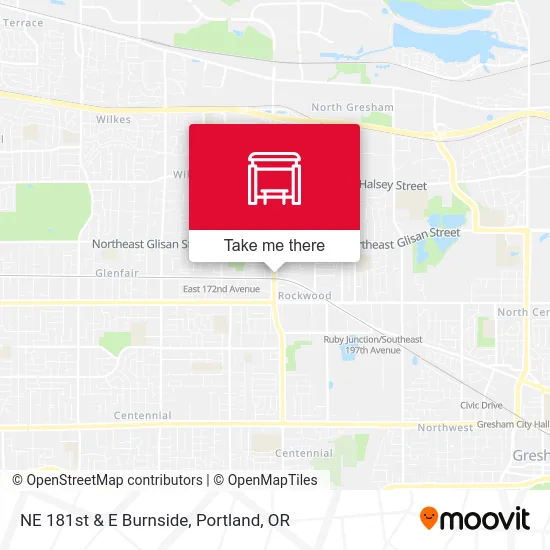 Mapa de NE 181st & E Burnside
