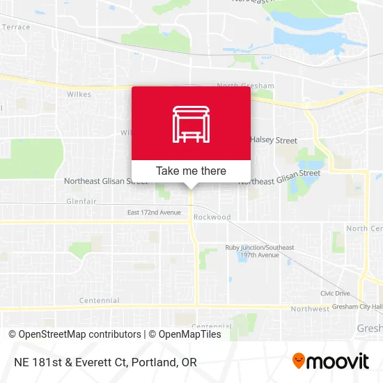 Mapa de NE 181st & Everett Ct