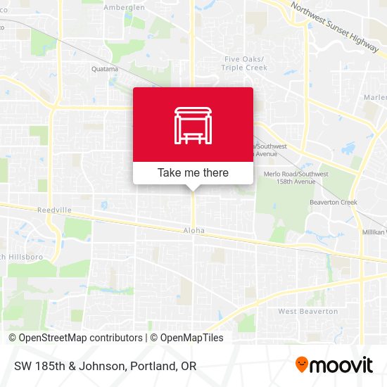 Mapa de SW 185th & Johnson