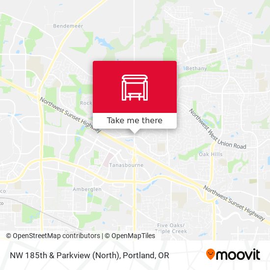 NW 185th & Parkview (North) map