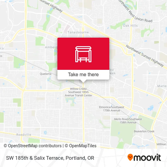 Mapa de SW 185th & Salix Terrace