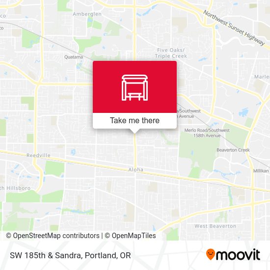 Mapa de SW 185th & Sandra