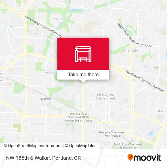 Mapa de NW 185th & Walker