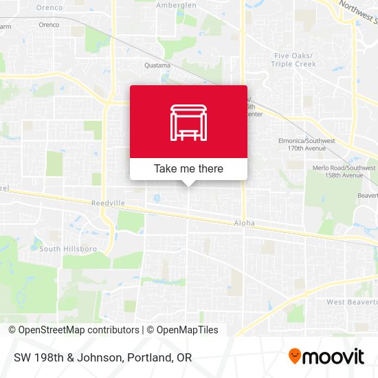 Mapa de SW 198th & Johnson