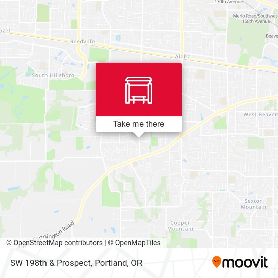 Mapa de SW 198th & Prospect