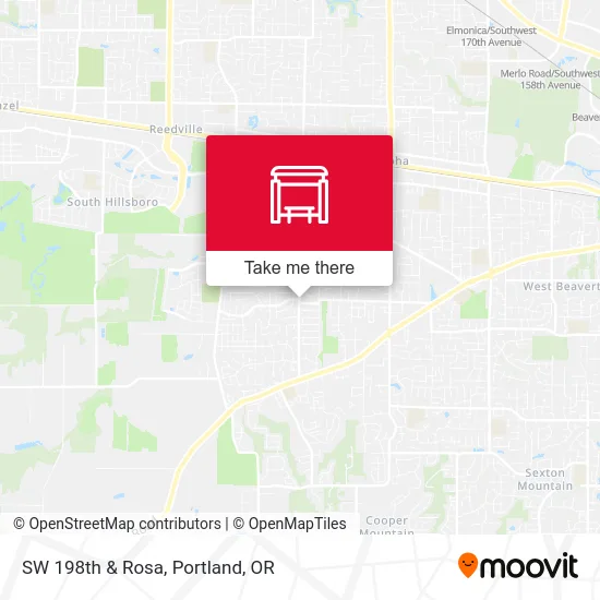 SW 198th & Rosa map