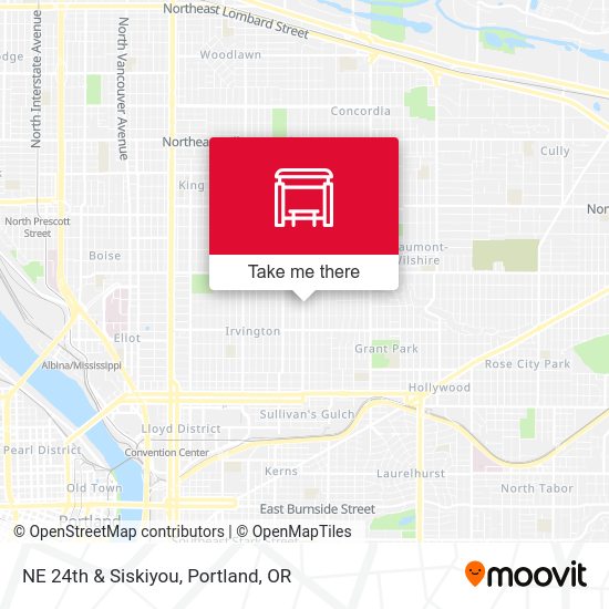 Mapa de NE 24th & Siskiyou