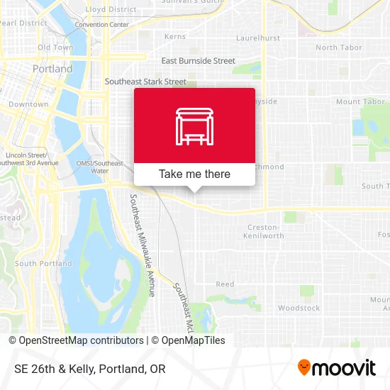 SE 26th & Kelly map