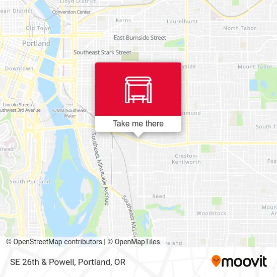 Mapa de SE 26th & Powell