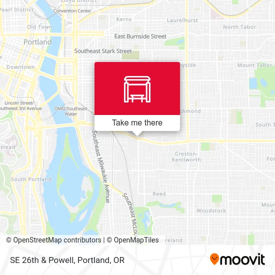 Mapa de SE 26th & Powell