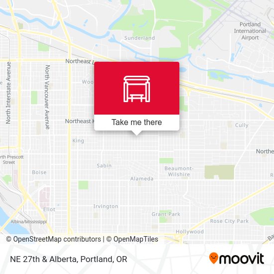 Mapa de NE 27th & Alberta