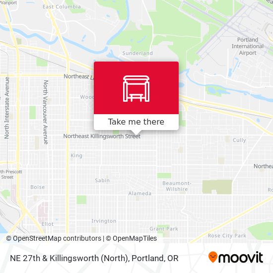 NE 27th & Killingsworth (North) map