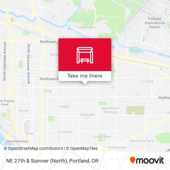 NE 27th & Sumner (North) map