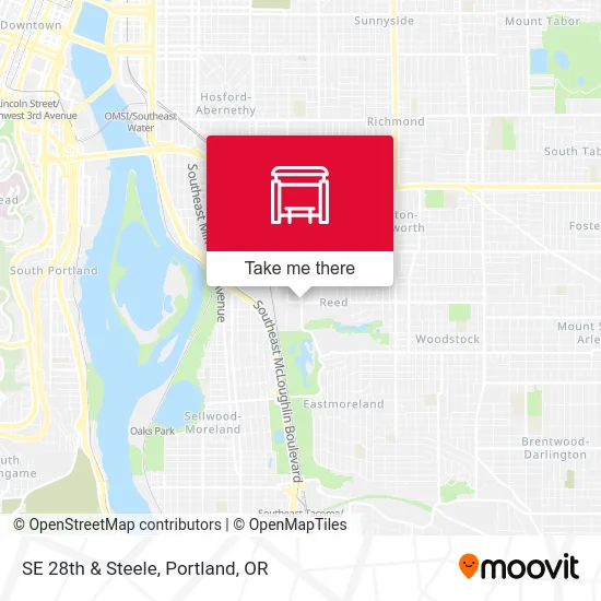 SE 28th & Steele map