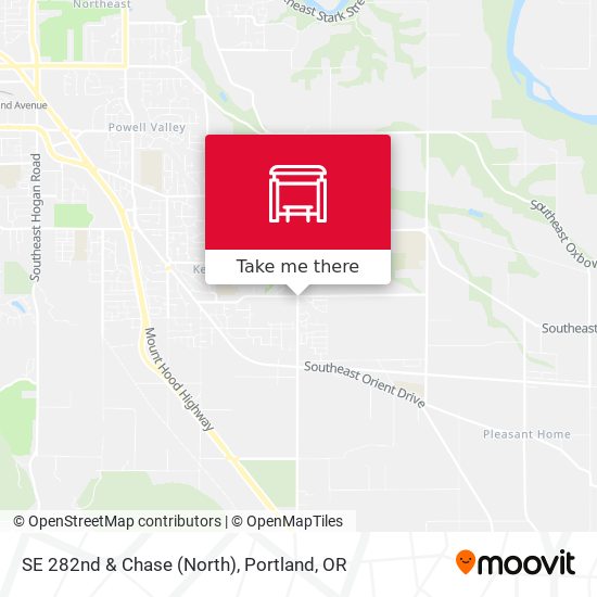 SE 282nd & Chase (North) map